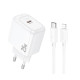 Hoco CS53A Charging Adapter With TC to TC Cable 25W 